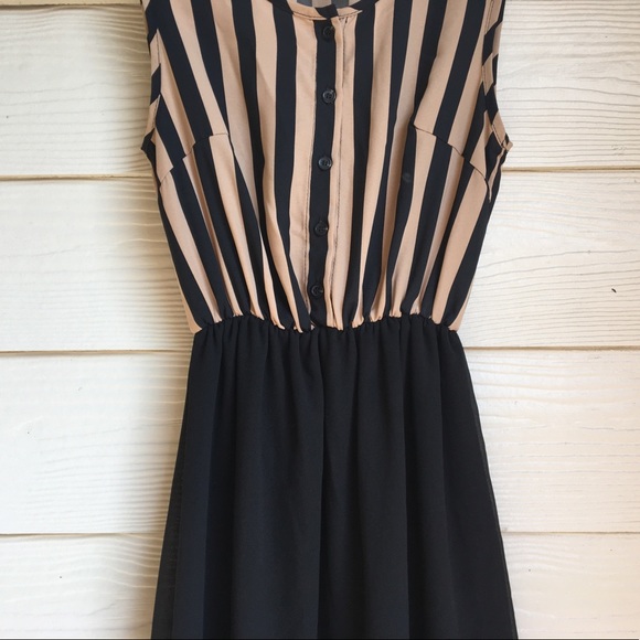 🔺Sold🔺️ Sleeveless Chiffon High-low Summer Dress - Picture 3 of 8